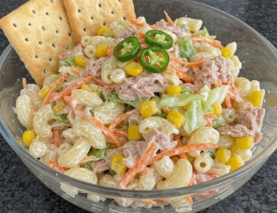 Ensalada veraniega de atún con pasta – ligera, sabrosa y rápida