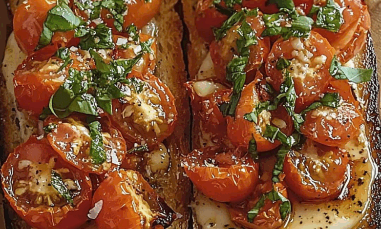 Bruschetta de Ajo Asado y Tomate: Un Clásico Italiano Lleno de Sabor