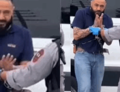 VIDEO: Joven se despide entre lagrimas mientras su papá es detenido por el ICE