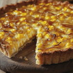 Tarta de Choclo, Cebolla y Queso – Cremosa y Deliciosa