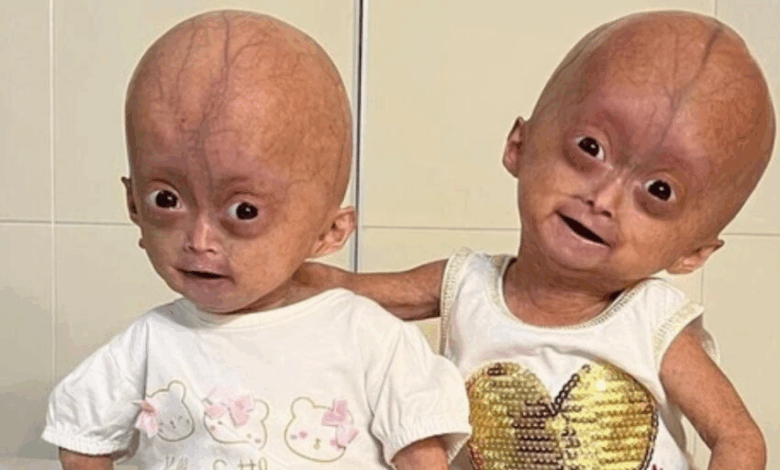 “Gemelas nacidas con el raro síndrome de Benjamin Button”: ¿Cómo lucen las hermanas?
