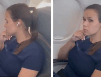 VIDEO Le suplican que ceda su asiento de ventana a un niño que lloraba y su respuesta asombró a todos.