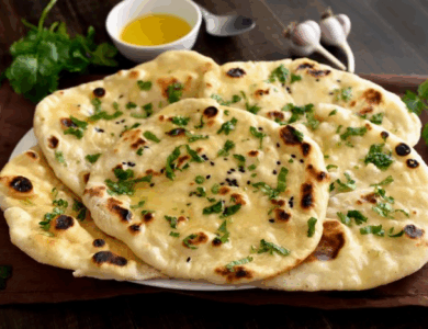 RECETA DE PAN NAAN CASERO — FÁCIL Y DELICIOSO RECETA DE PAN NAAN CASERO — FÁCIL Y DELICIOSO