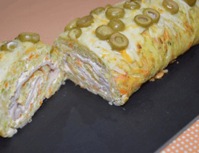 RECETA: ROLLO DE VERDURAS RELLENO — MUY FÁCIL Y DELICIOSO RECETA: ROLLO DE VERDURAS RELLENO — MUY FÁCIL Y DELICIOSO