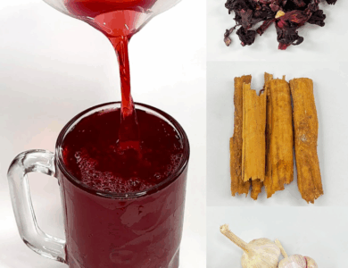 Infusión natural de ajo, flor de Jamaica y canela: apoya tu salud de forma económica Infusión natural de ajo, flor de Jamaica y canela: apoya tu salud de forma económica