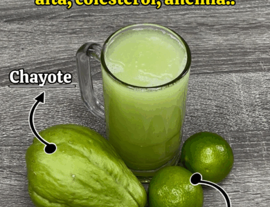 Licuado de chayote y limón: fresco, nutritivo y lleno de beneficios