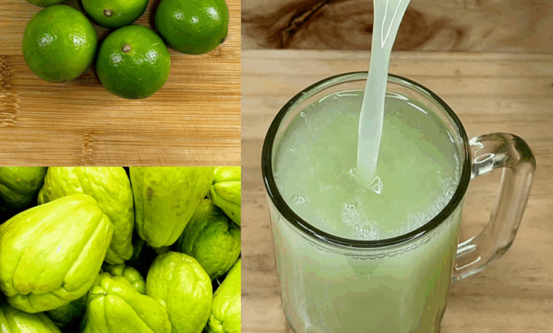 Licuado de Chayote y Limón: Refrescante, Natural y Lleno de Beneficios