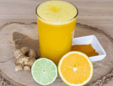 Jugo de Naranja y Jengibre para Limpiar Riñones, Pulmones e Hígado