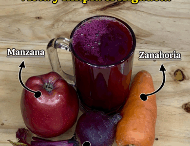 Jugo natural para eliminar la anemia, mejorar la vista y limpiar el hígado