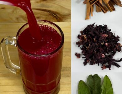 Infusión de Guanábana, Flor de Jamaica y Canela Infusión de Guanábana, Flor de Jamaica y Canela