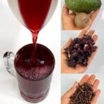 Infusión de semilla de aguacate, flor de Jamaica y clavo de olor