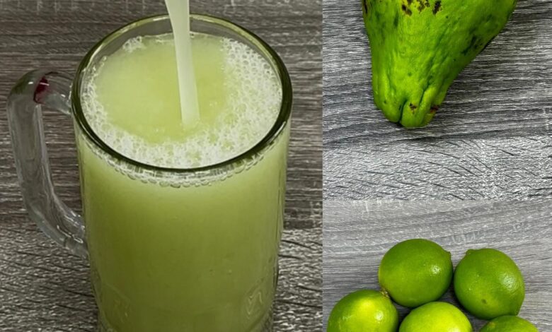 Bebida Natural de Chayote y Limón: Fresca, Depurativa y Saludable