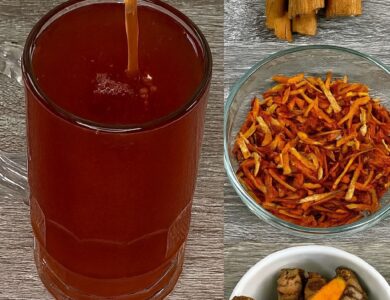 Infusión de semilla de aguacate con canela y cúrcuma Infusión de semilla de aguacate con canela y cúrcuma