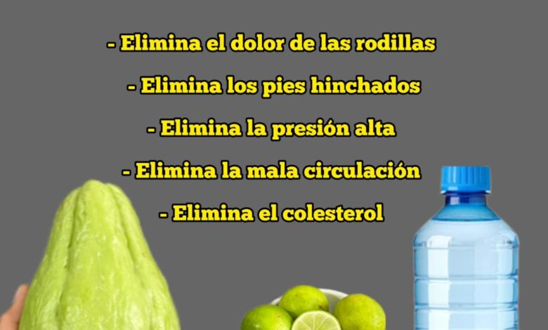 Bebida Natural de Chayote, Ajo y Limón: Un Refuerzo Casero para tu Bienestar