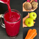 Batido Natural de Remolacha, Manzana Verde y Zanahoria: Energía, Color y Bienestar en un Vaso Batido Natural de Remolacha, Manzana Verde y Zanahoria: Energía, Color y Bienestar en un Vaso