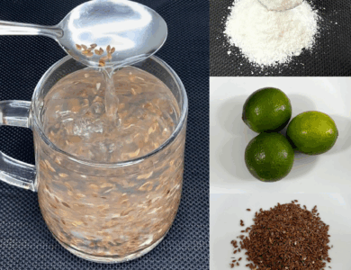 Mezcla Natural de Linaza, Limón y Agua Tibia: Adiós al Estreñimiento y Bienestar Digestivo