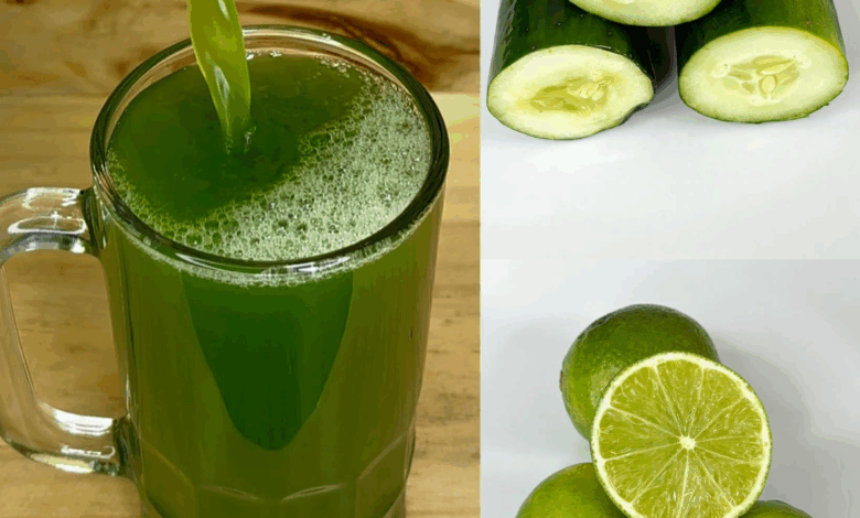 Bebida Natural de Pepino y Limón: Frescura, Ligereza y Bienestar en un Vaso