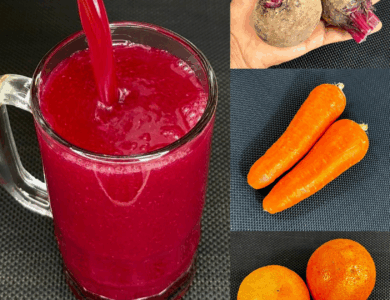 Bebida Natural de Zanahoria, Naranja y Remolacha: Energía y Bienestar en un Vaso Bebida Natural de Zanahoria, Naranja y Remolacha: Energía y Bienestar en un Vaso