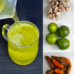 Infusión casera de ajo, limón y cúrcuma Infusión casera de ajo, limón y cúrcuma