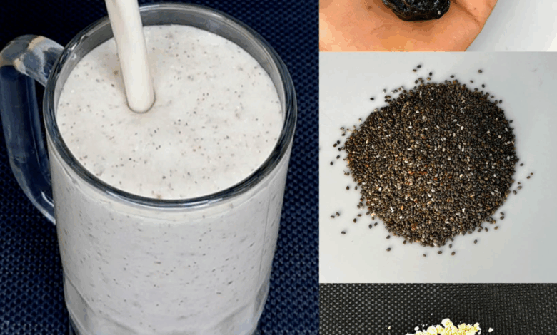 Batido natural para desinflamar la panza, combatir el estreñimiento y aliviar el colon irritado