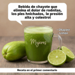 Licuado de Chayote y Limón: la bebida natural que depura, hidrata y revitaliza tu cuerpo