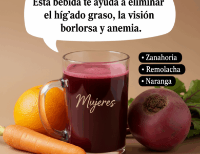 Dile adiós a la anemia, la visión borrosa y el hígado graso con esta bebida natural