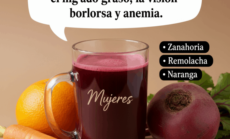 Dile adiós a la anemia, la visión borrosa y el hígado graso con esta bebida natural