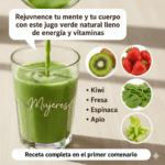 Licuado natural para rejuvenecer el cerebro y fortalecer la memoria