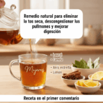 ¡Despeja tus pulmones y dile adiós a la tos con esta infusión natural!