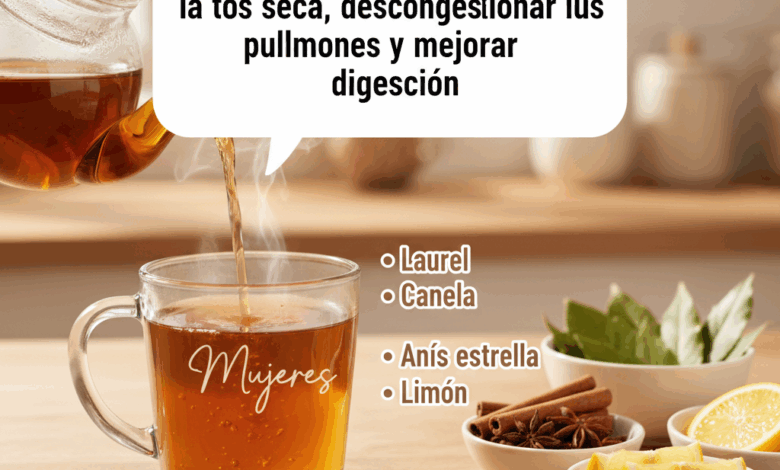 ¡Despeja tus pulmones y dile adiós a la tos con esta infusión natural!