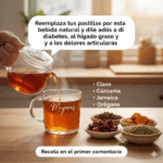 Despídete de la diabetes, el hígado graso y los dolores articulares con esta potente infusión natural