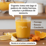 Potente batido natural para recuperar la vista, la memoria y la energía
