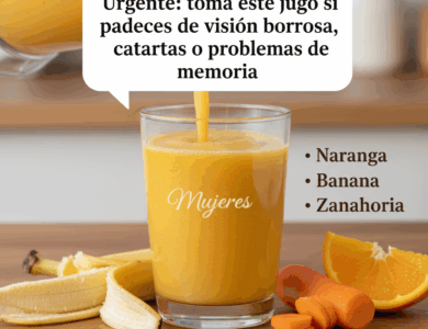 Potente batido natural para recuperar la vista, la memoria y la energía Potente batido natural para recuperar la vista, la memoria y la energía