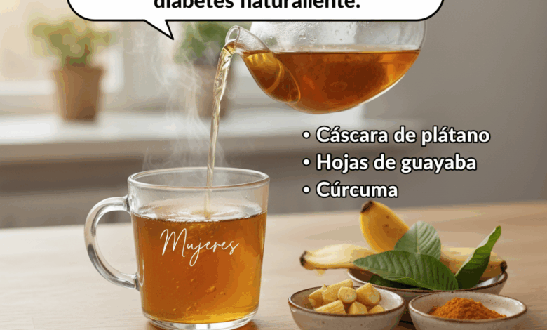 Bebida Natural que Equilibra la Glucosa, la Presión y la Circulación