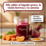 🥕 Potente Bebida Natural para Eliminar el Hígado Graso, la Anemia y la Visión Borrosa 🥕 Potente Bebida Natural para Eliminar el Hígado Graso, la Anemia y la Visión Borrosa