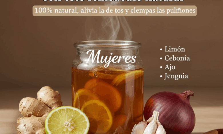 Potente Té Natural para la Tos, la Gripe y el Dolor de Garganta