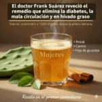 Potente Bebida del Doctor Frank Suárez para la Mala Circulación, la Diabetes y el Hígado Graso Potente Bebida del Doctor Frank Suárez para la Mala Circulación, la Diabetes y el Hígado Graso