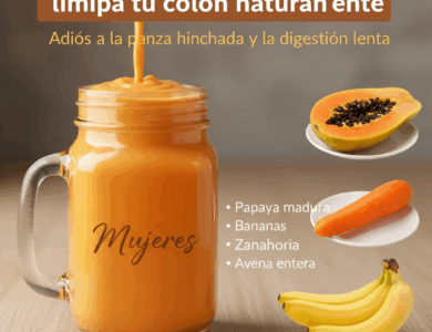 Batido Natural para Eliminar el Estreñimiento y Limpiar el Colon