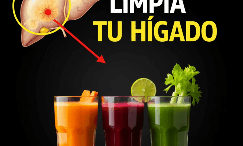 3 Jugos Poderosos para Limpiar y Rejuvenecer tu Hígado de Forma Natural