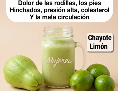 Licuado de Chayote y Limón: la bebida natural que depura, hidrata y revitaliza tu cuerpo