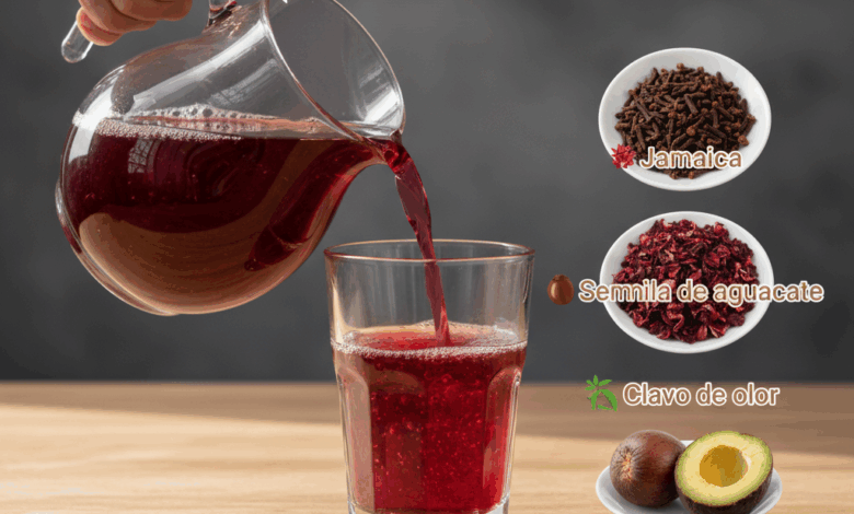 Infusión de semilla de aguacate, flor de Jamaica y clavos: un remedio natural para la circulación, la diabetes y el hígado graso