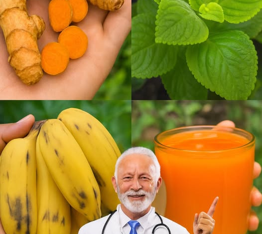 Sanando de Forma Natural a los 60: La Bebida de Cáscara de Plátano, Poleo y Cúrcuma que Cambió mi Vida