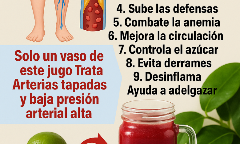 Jugo de betabel y limón para depurar y bajar la presión