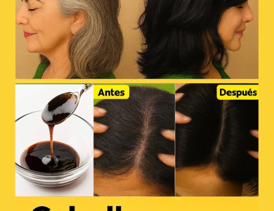El Secreto Natural para Oscurecer el Cabello y Cubrir Canas con Café, Aceite de Coco y Ricino