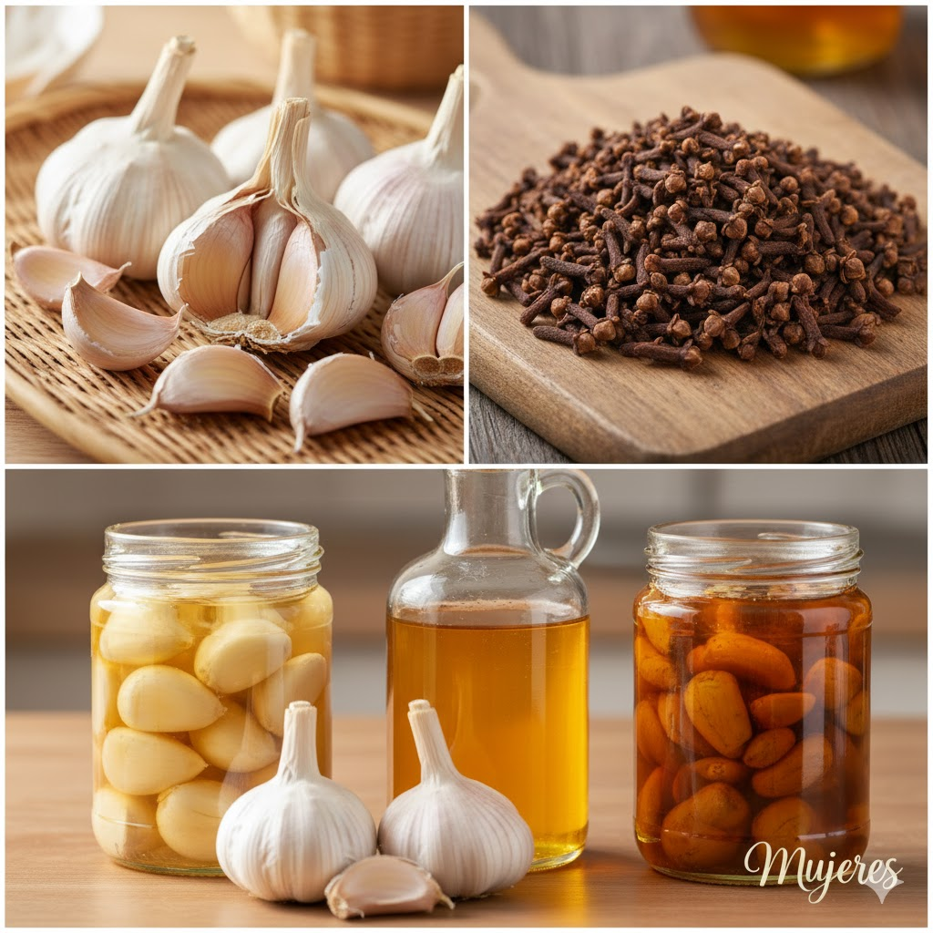 El Tónico Natural Más Poderoso de Tu Cocina: Ajo, Miel y Clavos de Olor