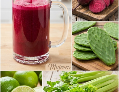 Jugo de Remolacha, Nopal, Limón y Apio: El Vaso que Puede Transformar tu Salud