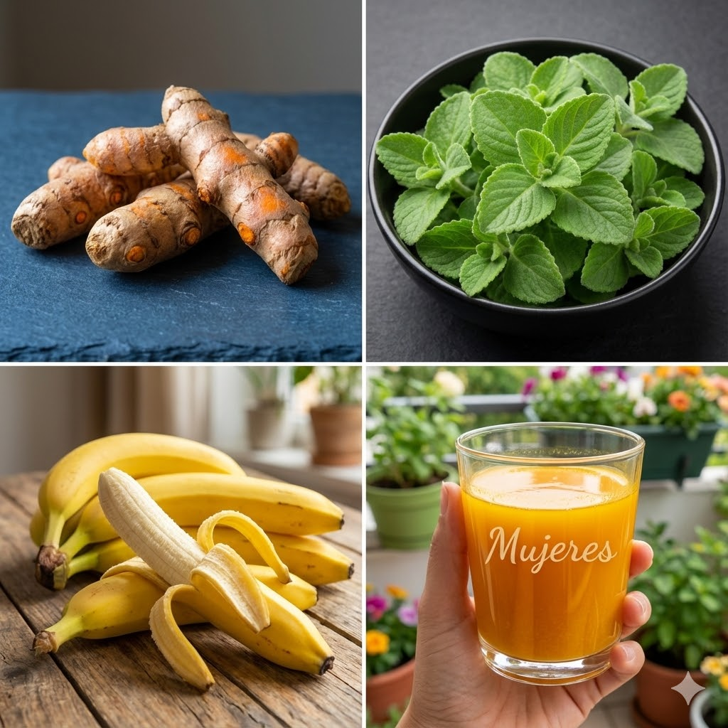 Sanando de Forma Natural a los 60: La Bebida de Cáscara de Plátano, Poleo y Cúrcuma que Cambió mi Vida