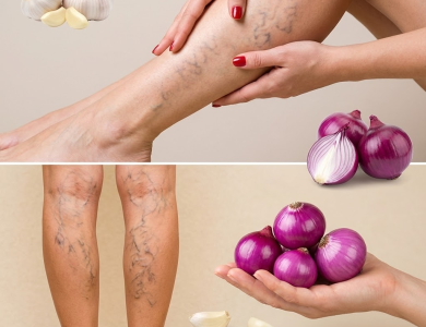 Remedios Caseros con Cebolla, Ajo y Vinagre de Manzana para Aliviar las Várices