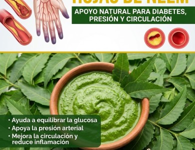 Hojas de Neem: La Hoja Milagrosa que Apoya la Diabetes, la Presión Alta y la Circulación