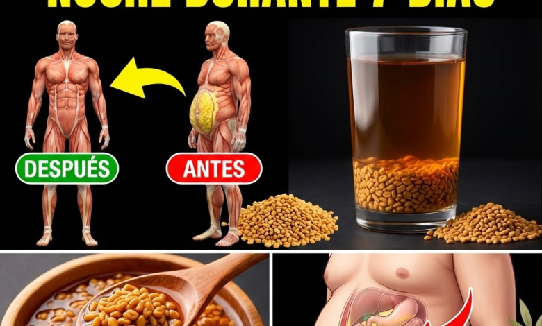 Agua de Fenogreco y Linaza por la Noche: ¿Qué Pasa en tu Cuerpo en Solo 7 Días?